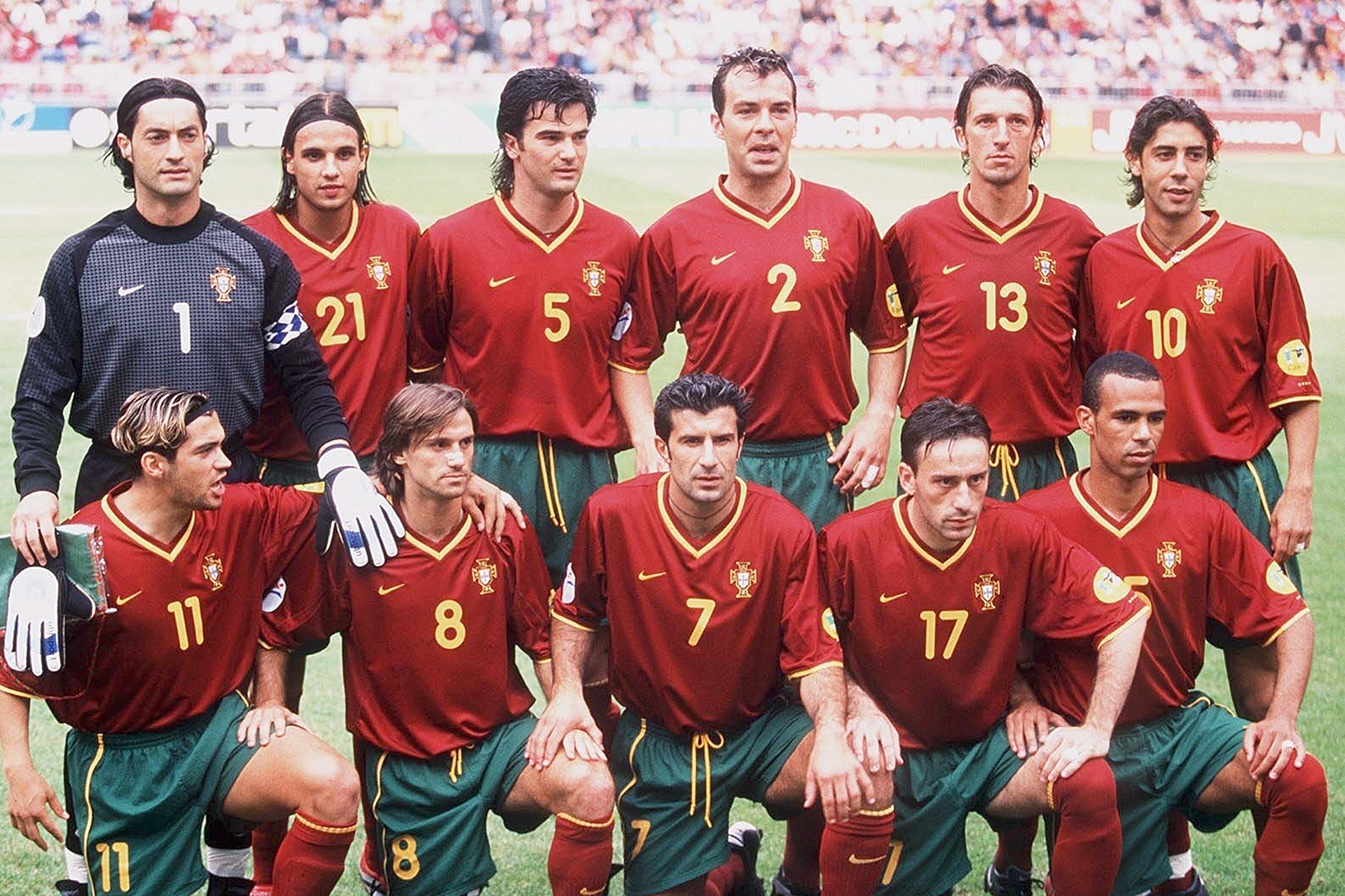 ポルトガル代表 2000 #7 フィーゴ ユニフォーム