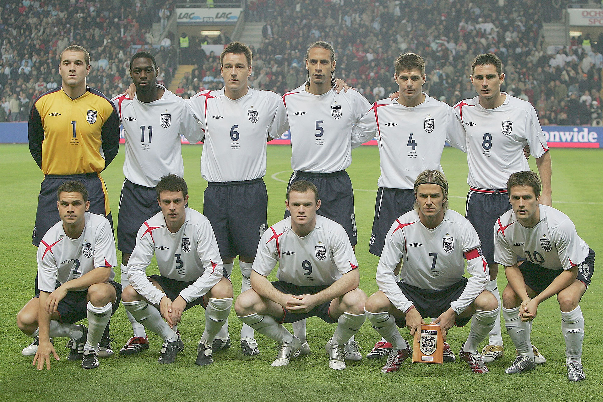 2006 年 ベッカム イングランド代表 ユニフォーム 伝説の再現 Lサイズ